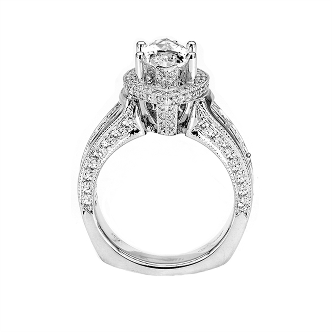 18KTW INVISIBLE SET ENGAGEMENT RING 2.64CT